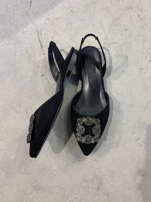 ALLDAY SİYAH BROŞ TAŞLI BABET